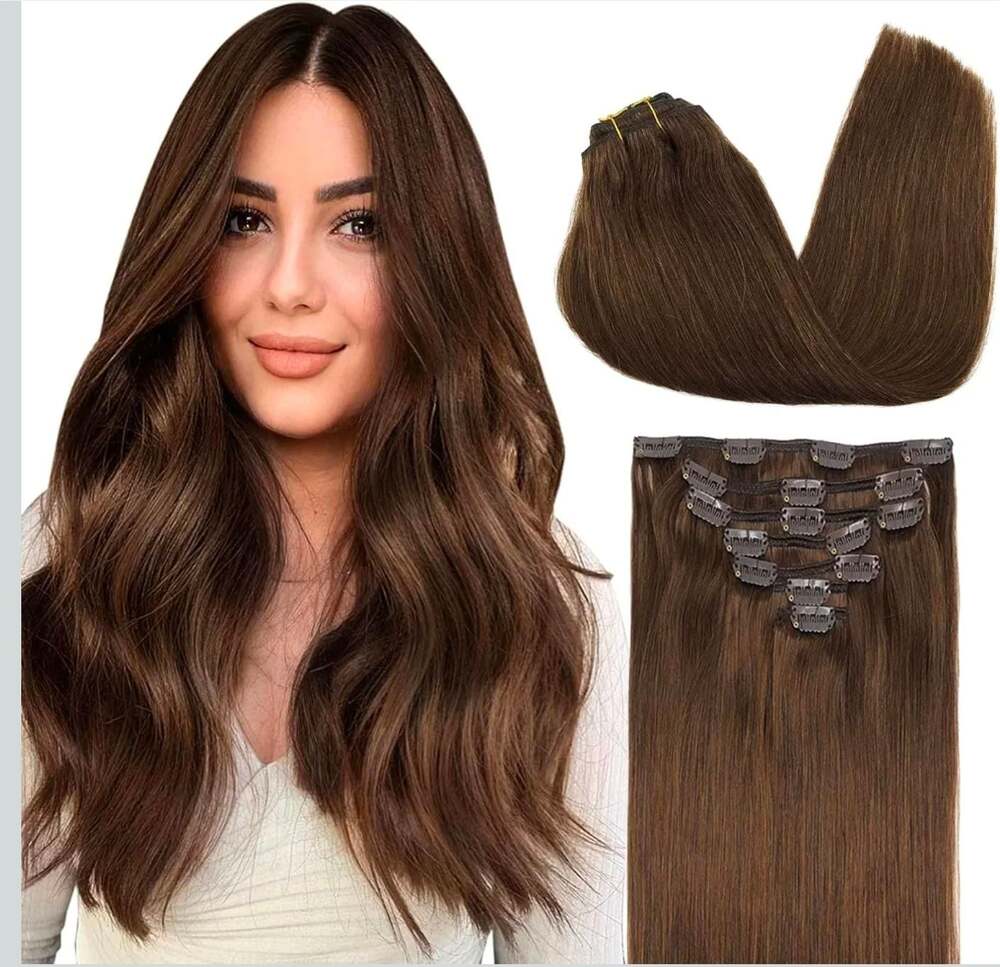 Goo Goo Hair Extensions 6ADS Clip In Hair 4A-16 Inch